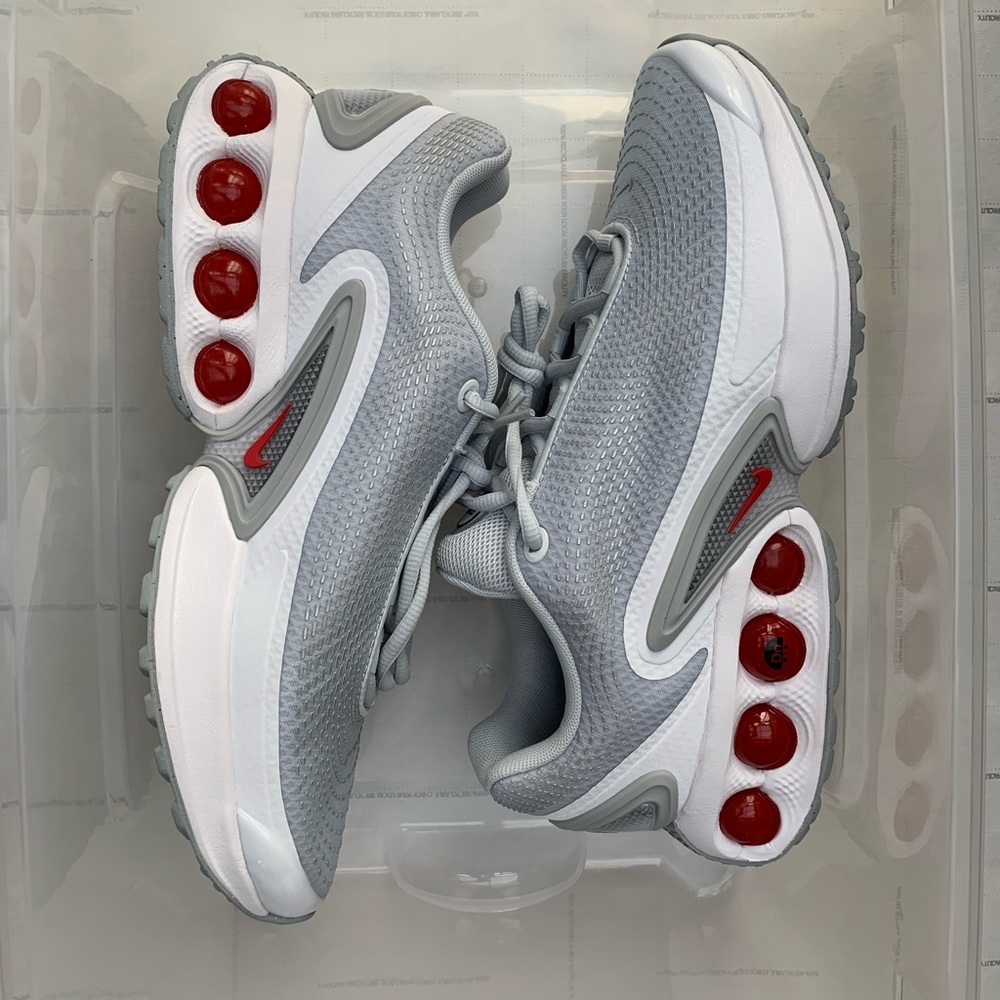 Nike Air Max Dn Es - Gray w/ Red Bubble - Casual Shoes - Size 8.5 - Brand New